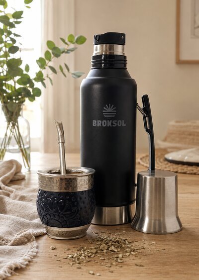 Termo Premium Duo Brk. 1.2 lts con tapón cebador - Termos