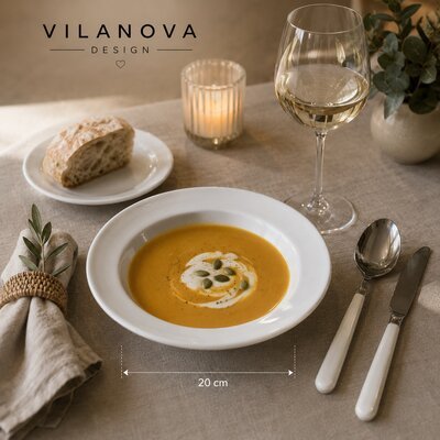 Plato Hondo - Porcelana Tsuji - 450 Línea Gastronómica - Porcelana-450-Línea gastronómica