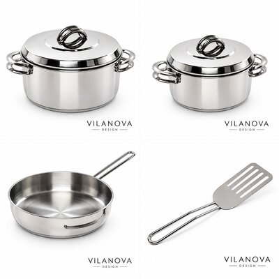 Set de ollas - Master Ware Mini Cheff - - Baterias