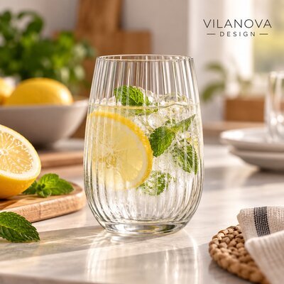 Vaso Alto - Serena - 370 ml. - vidrio templado - Vasos y copas
