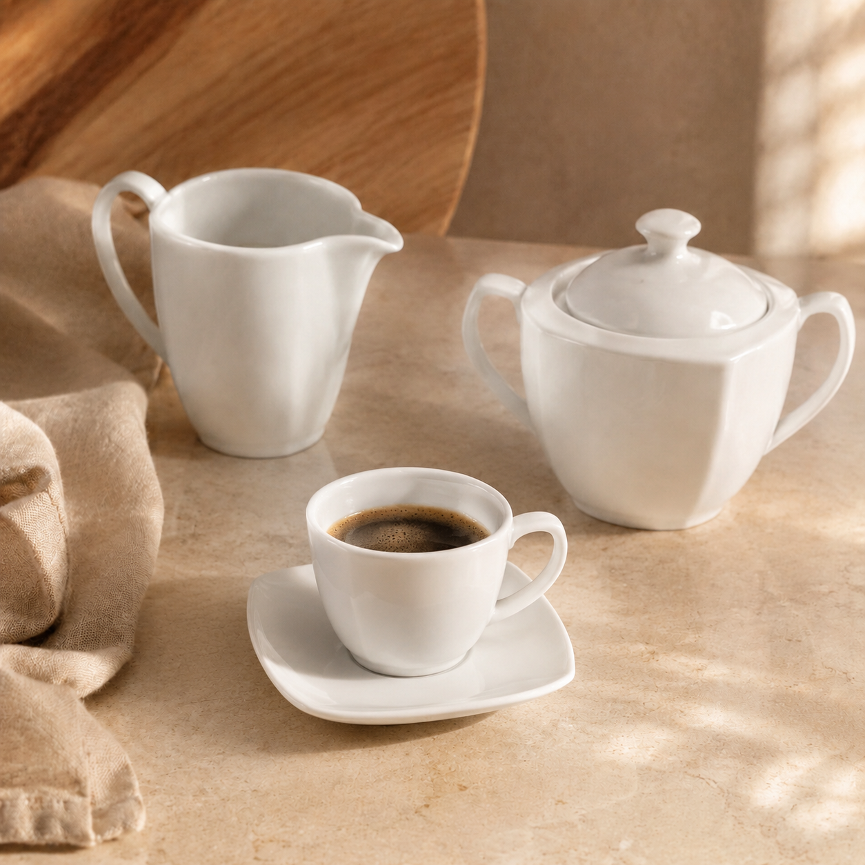 Taza de café con plato-Porcelana Tsuji-2400